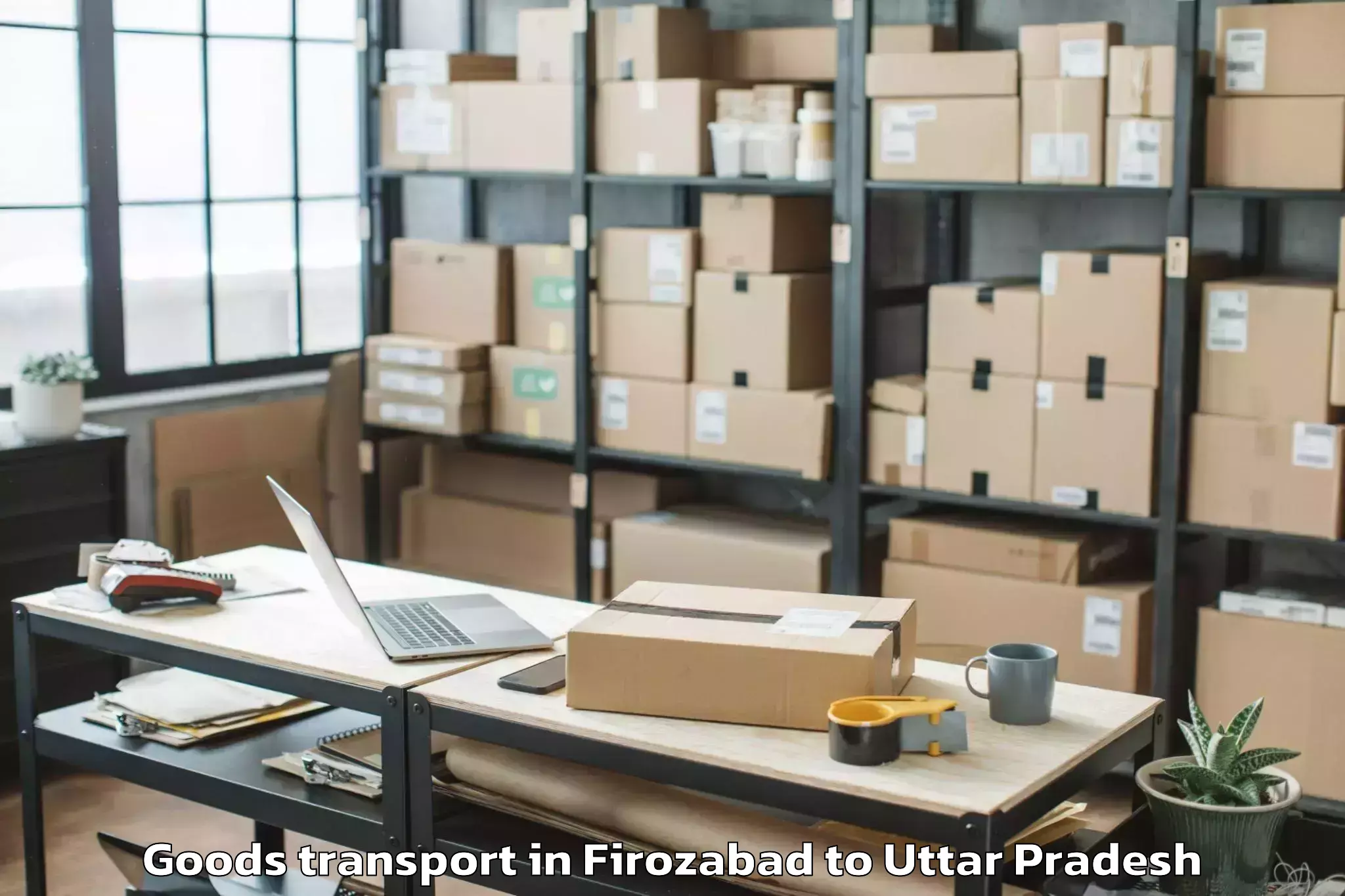 Affordable Firozabad to Bindki Goods Transport